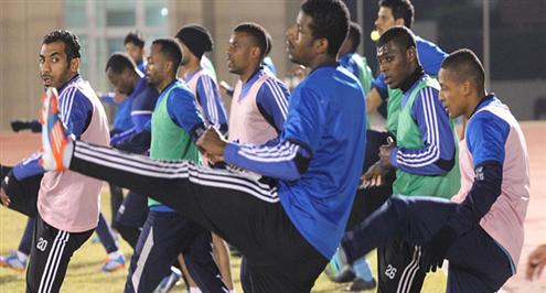 بالصور.. النهضة يستأنف استعداده لركاء بقيادة سمير هلال